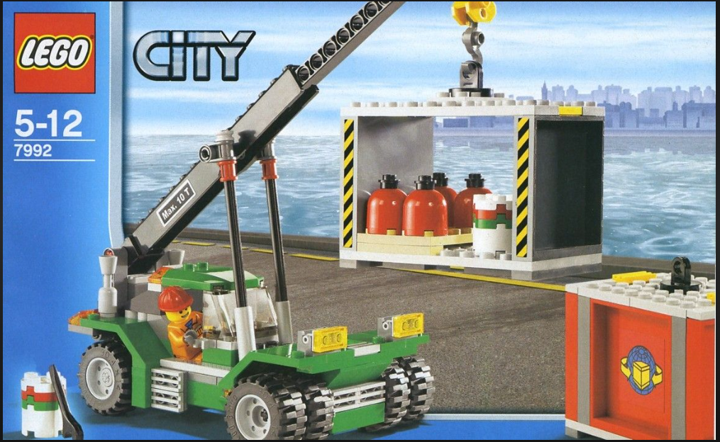LEGO City - 7992 - Empileur de conteneurs - USAGÉ / USED