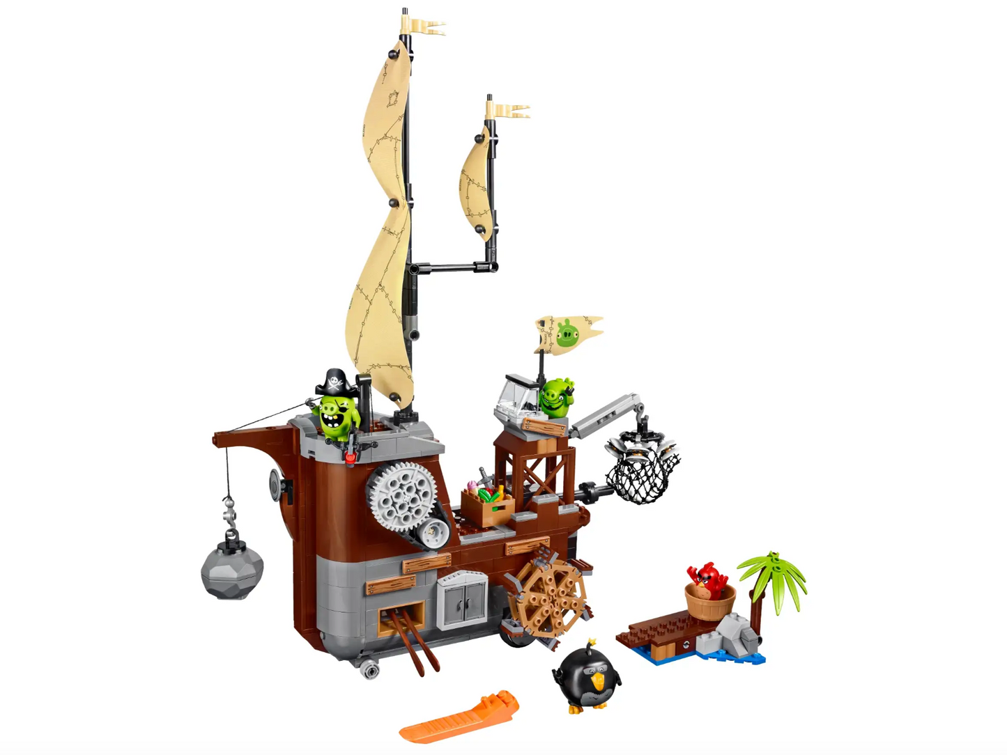 LEGO The Angry Bird Movie - 75825 - Le bateau pirate Piggy UTILISÉ / USAGÉ