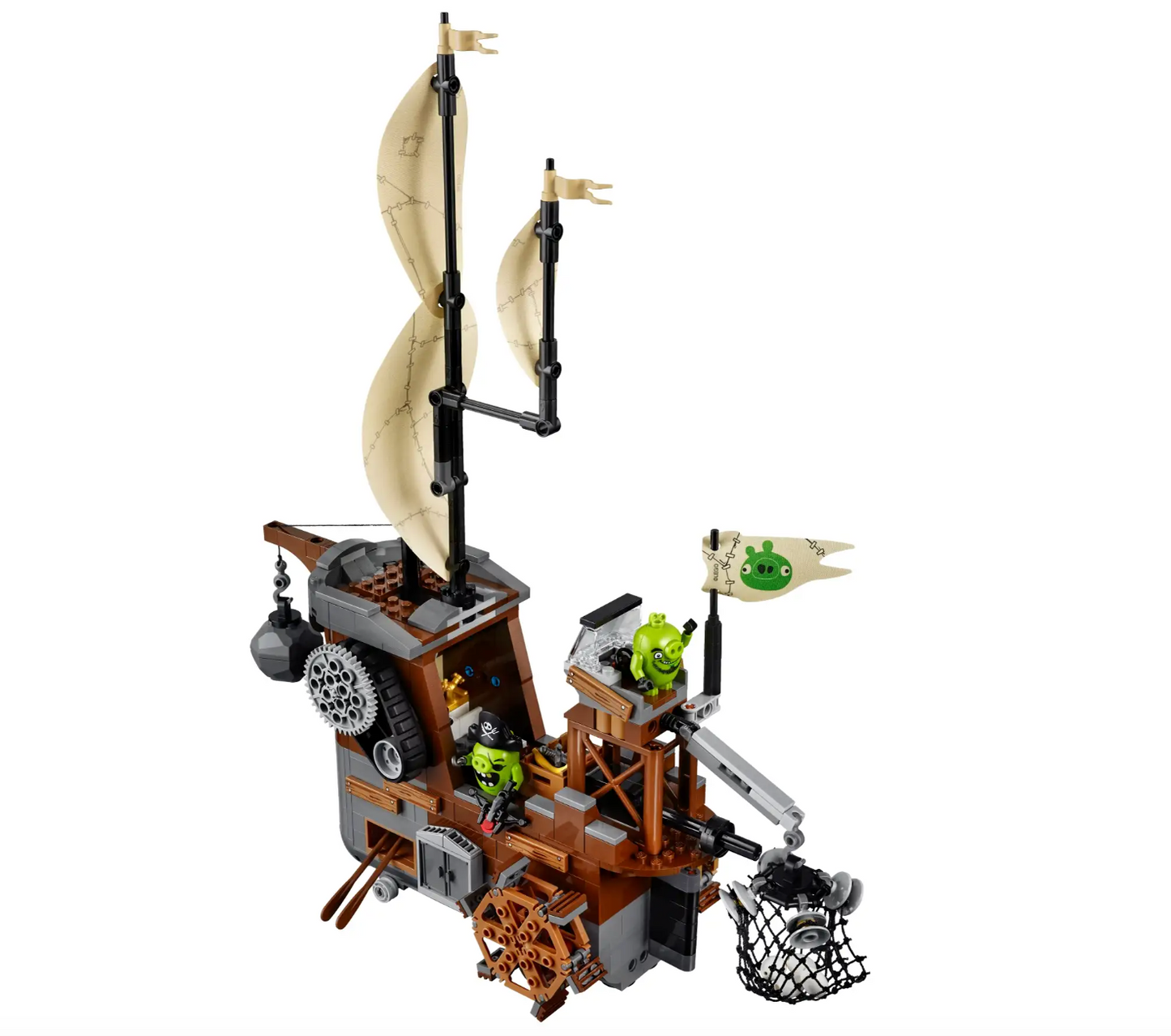 LEGO The Angry Bird Movie - 75825 - Le bateau pirate Piggy UTILISÉ / USAGÉ