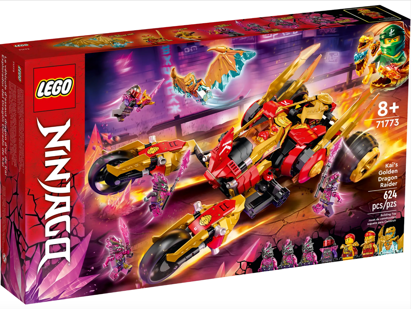 LEGO NINJAGO - 71773 - Kai’s Golden Dragon Raider