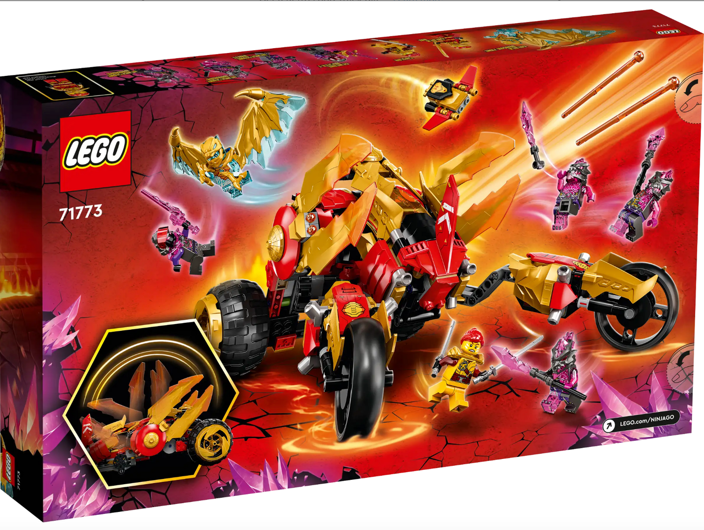 LEGO NINJAGO - 71773 - Kai’s Golden Dragon Raider