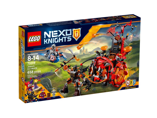 LEGO NEXO KNIGHTS - 70316 - Jestro’s Evil Mobile - BOITE OUVERTE SACS SCELLÉS
