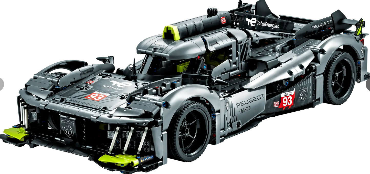 LEGO Technic - 42156 - Hypercar hybride PEUGEOT 9X8 24H du Mans