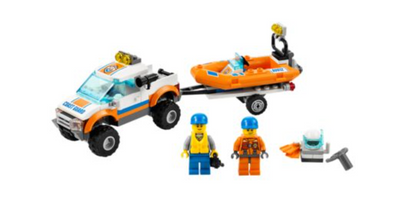 LEGO CITY - 60012 - 4X4 et bateau de plongée