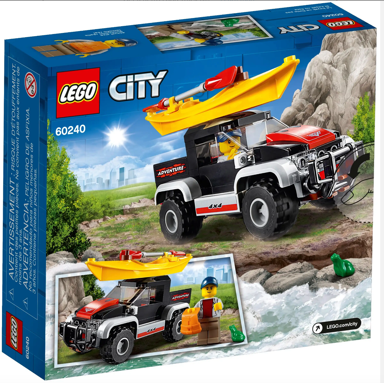 LEGO CITY - 60240 - L'aventure en kayak