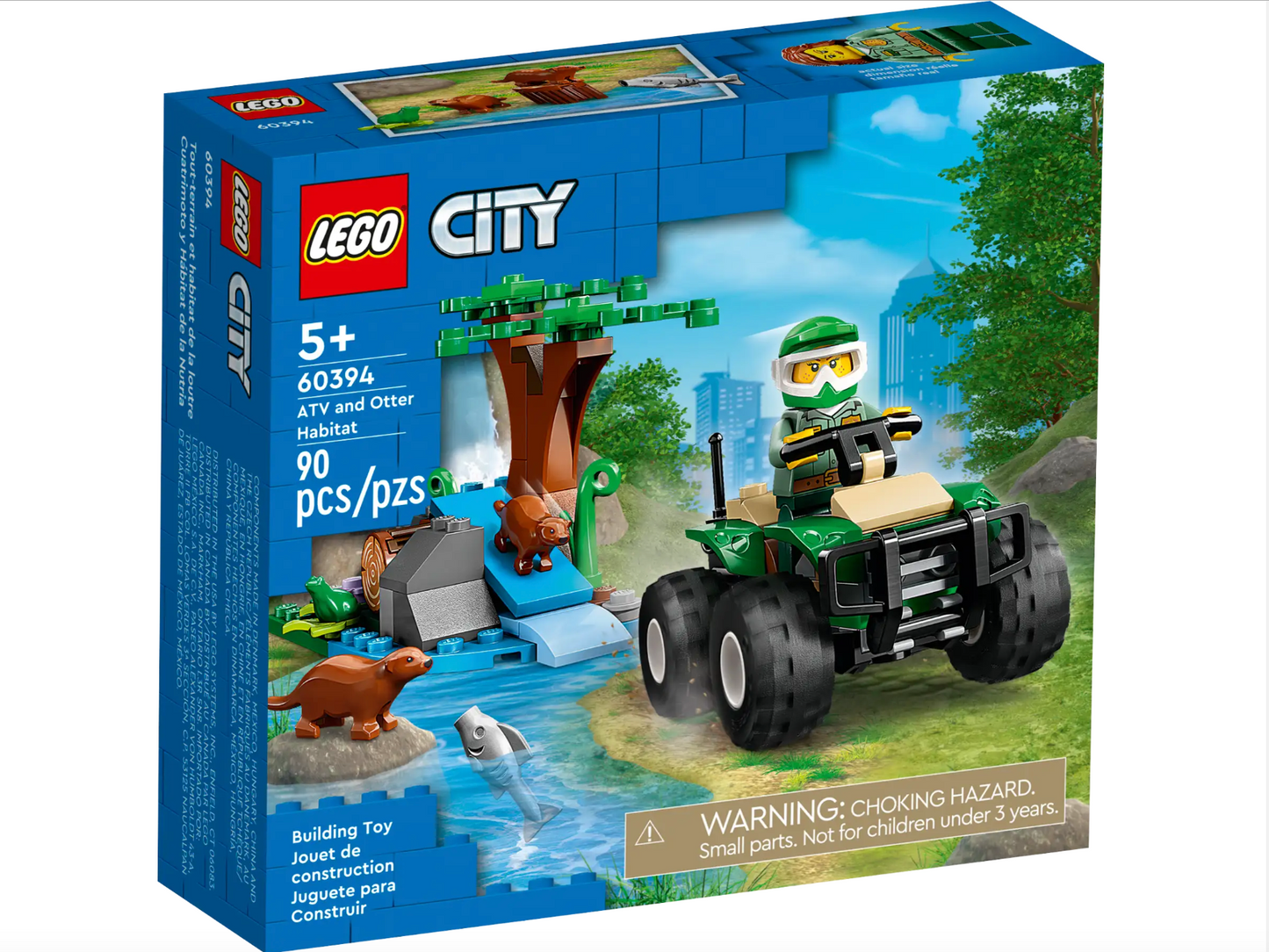 LEGO CITY - 60394 - Habitat du VTT et de la loutre