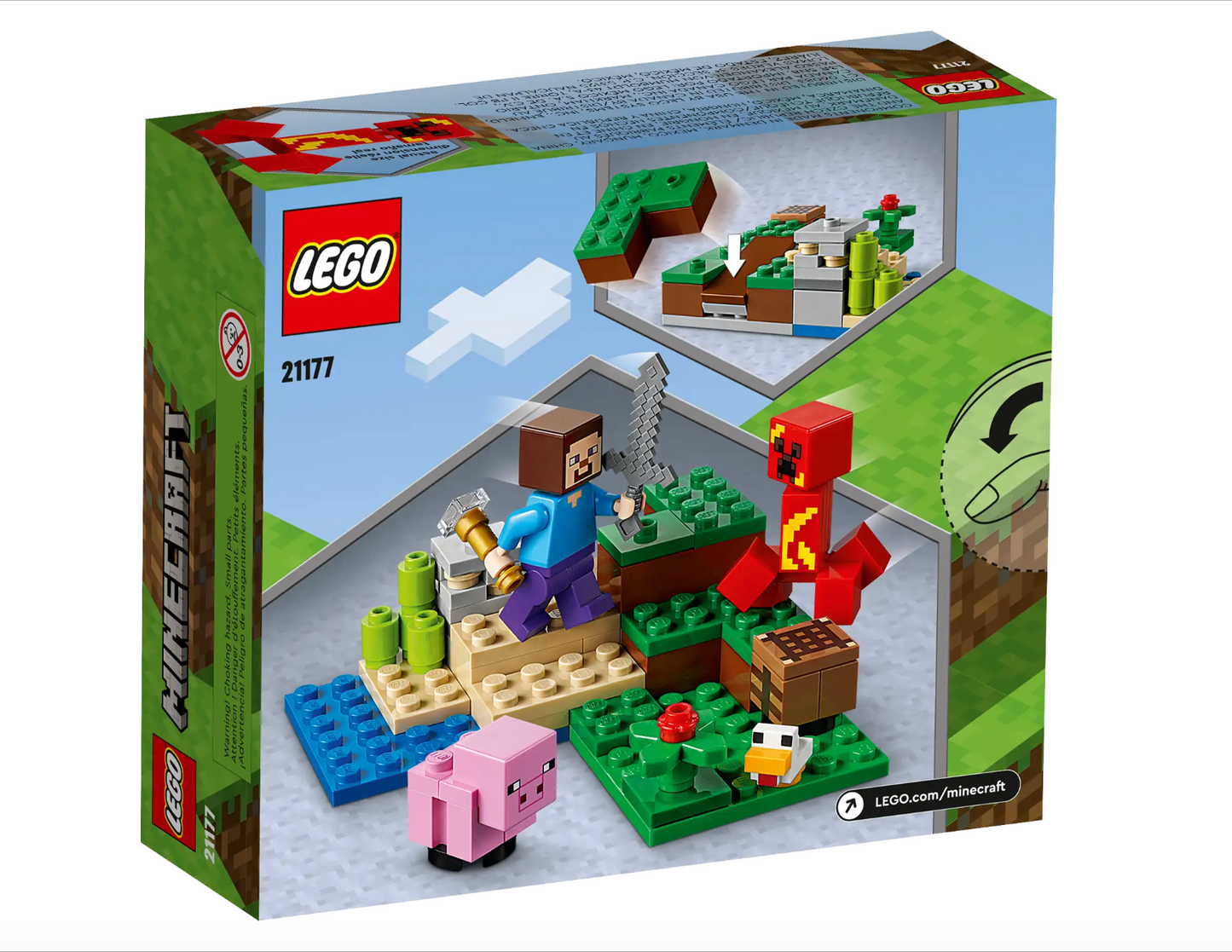 LEGO MINECRAFT - 21177 - L'embuscade des Creepers