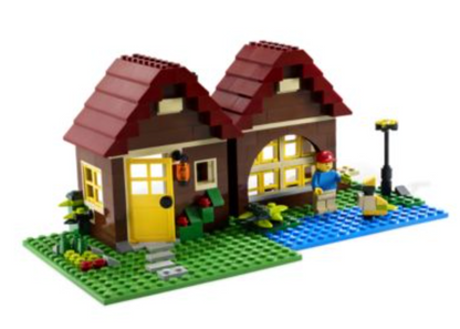 LEGO CREATOR - 5766 - Cabane en rondins USAGÉ / USED