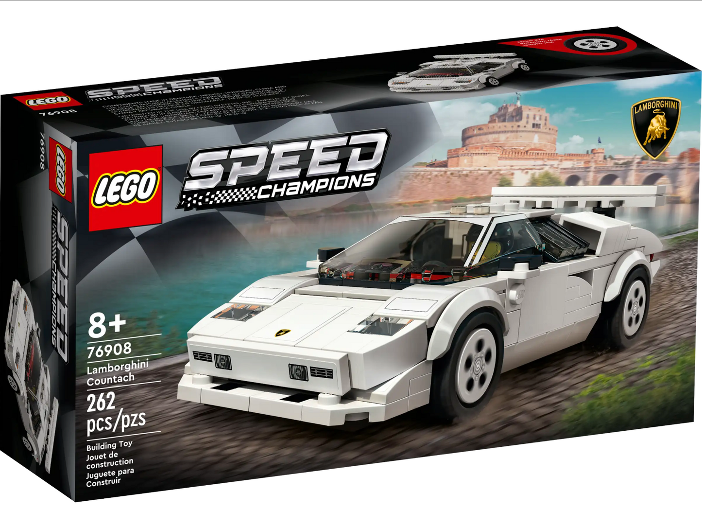 LEGO Speed ​​Champion - 76908 - Lamborghini Countach D'OCCASION/USAGÉ
