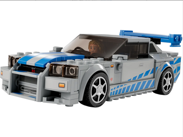 LEGO Speed Champions - 76917 - 2 Fast 2 Furious Nissan Skyline GT-R (R34) - Boîte Endommagée