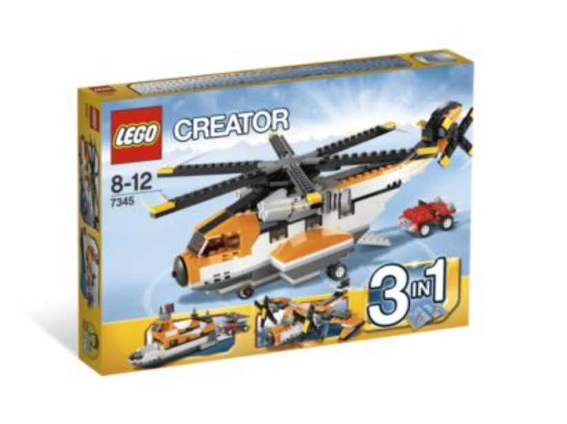 LEGO Creator - 7345 - Hélicoptère de transport USED / USAGÉ