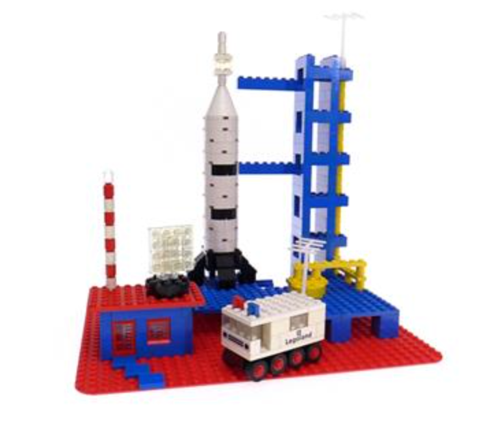 LEGO Legoland - 358 - Base de fusée USAGE/USAGÉ