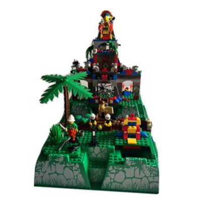 LEGO System - 5986 - Ruines antiques de la jungle amazonienne des aventuriers USED/USAGÉ