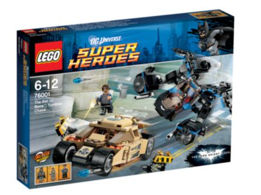 LEGO DC - 76001 - La poursuite en tonneau Bat vs. Bane USED/USAGÉ