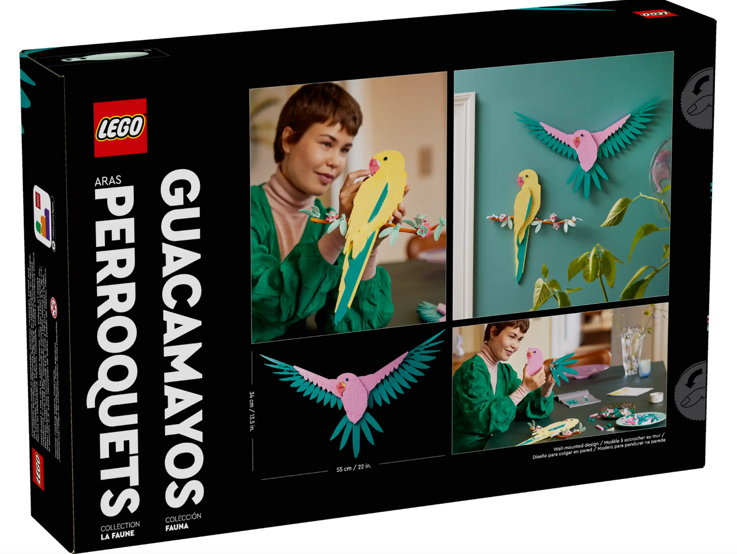 LEGO Art - 31211 - The Fauna Collection – Macaw Parrots