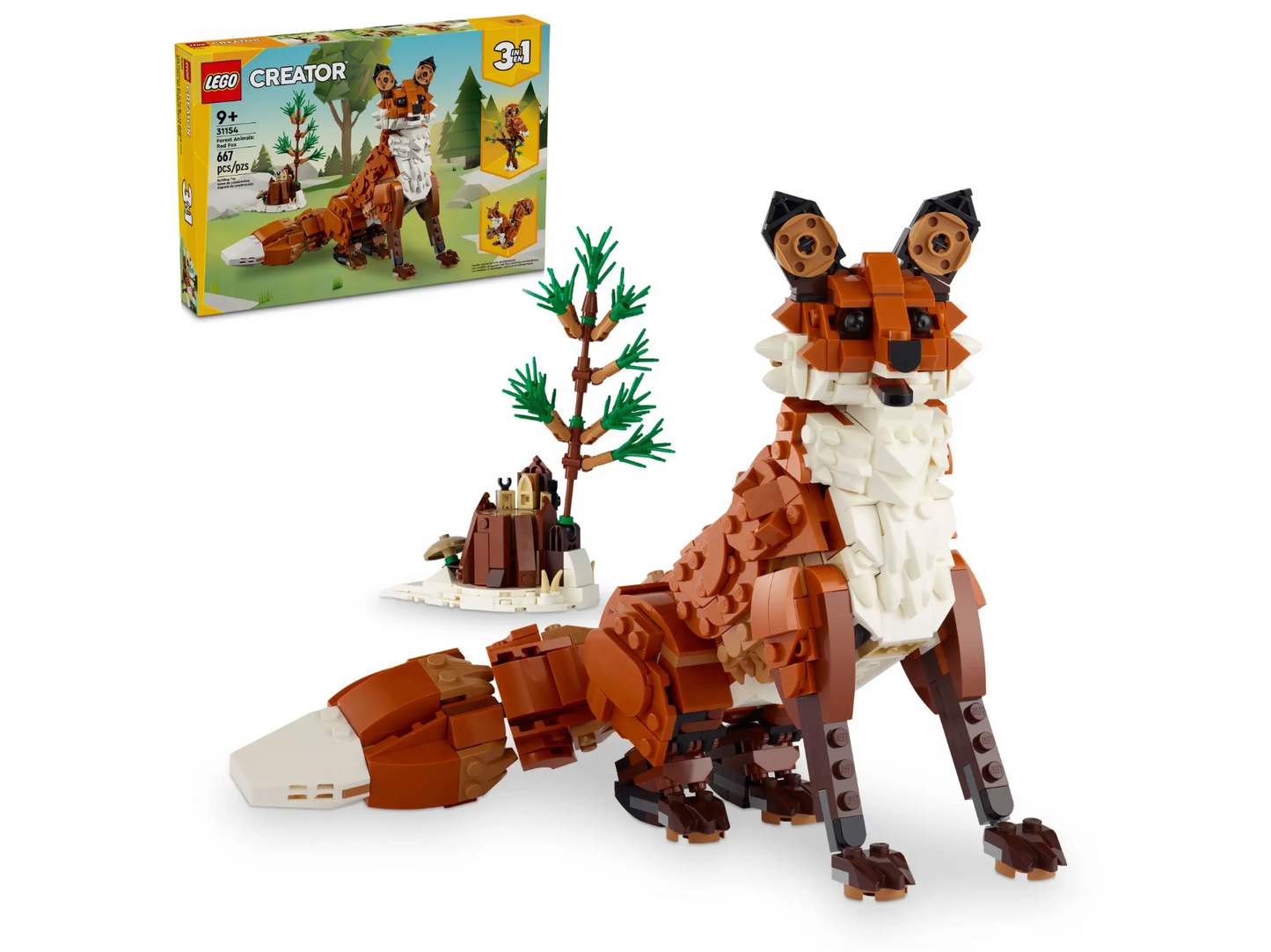 LEGO Creator - 31154 - Animaux de la forêt : Renard roux