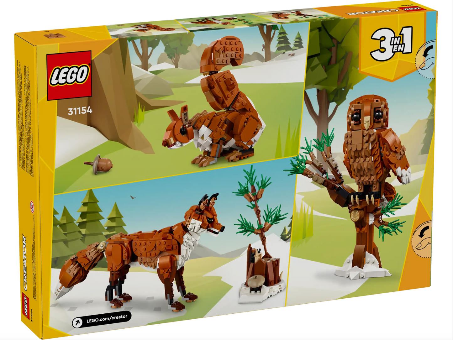 LEGO Creator - 31154 - Animaux de la forêt : Renard roux