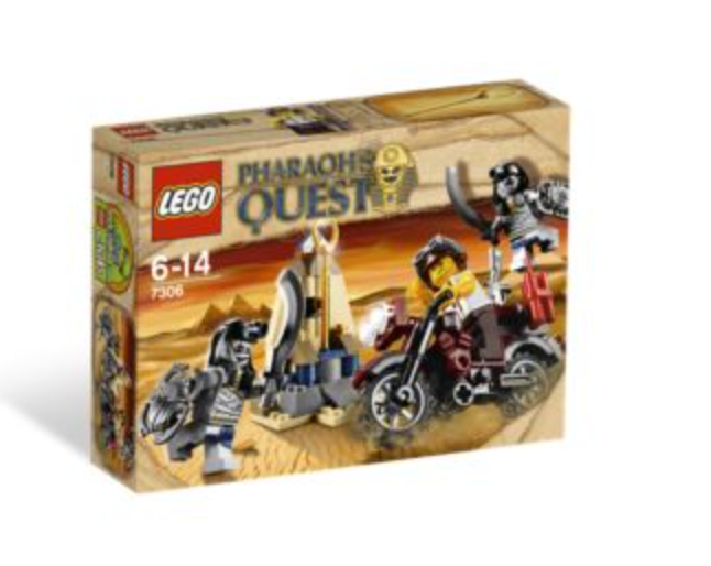 LEGO Pharaoh's Quest - 7306 - Gardiens du bâton d'or UTILISÉ / USAGÉ