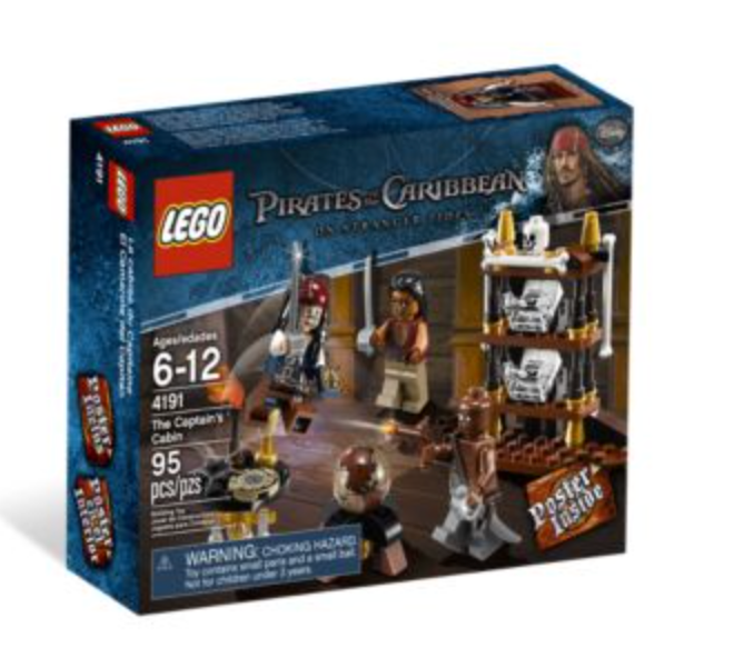 LEGO Pirates des Caraïbes - 4191 - La cabine du capitaine OCCASION / USAGÉ