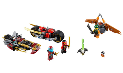LEGO Ninjago - 70600 - La poursuite en moto Ninja UTILISÉ/USAGÉ