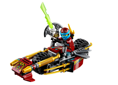 LEGO Ninjago - 70600 - La poursuite en moto Ninja UTILISÉ/USAGÉ