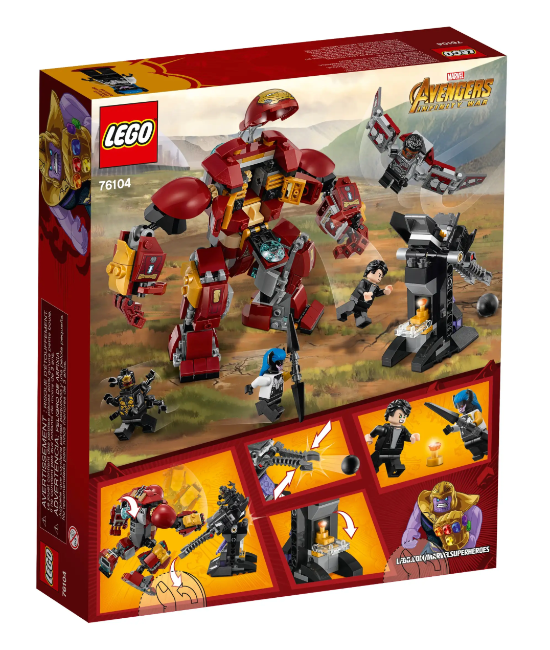 LEGO Marvel - 76104 - Le combat contre Hulkbuster