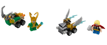 LEGO Marvel - 76091 - Mighty Micros: Thor vs. Loki - Boîte Endommagée