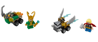 LEGO Marvel - 76091 - Mighty Micros: Thor vs. Loki - Boîte Endommagée
