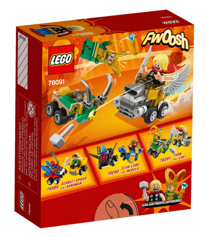 LEGO Marvel - 76091 - Mighty Micros: Thor vs. Loki - Boîte Endommagée