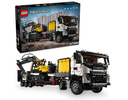 LEGO Technic - 42175 - Camion Volvo FMX et excavatrice électrique EC230