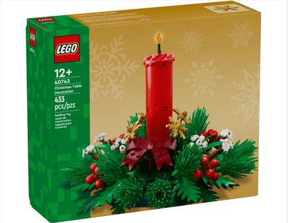 LEGO Noël - 40743 - Décoration de table de Noël