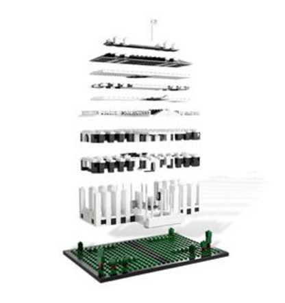 LEGO Architecture - 21006 - La Maison Blanche - USAGÉ / USED