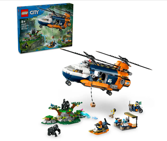LEGO City - 60437 - Jungle Explorer Helicopter at Base Camp