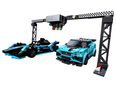 LEGO Speed ​​Champions - 76898 - Voiture de Formule E Panasonic Jaguar Racing GEN2 et Jaguar I-PACE eTROPHY