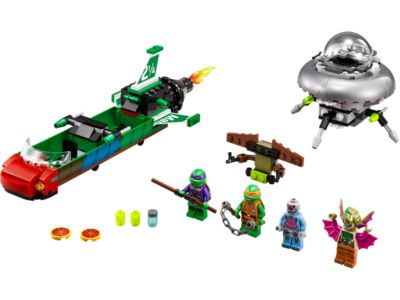 LEGO Tortues Ninja - 79120 - T-Rawket Sky Strike - USAGÉ/USED