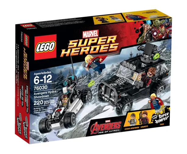 LEGO Marvel Super Heroes - 76030 - La confrontation avec Hydra des Avengers