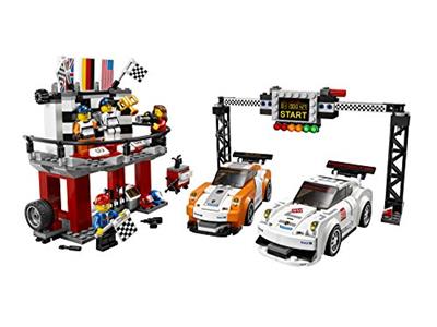 LEGO Speed ​​Champion - 75912 - Ligne d'arrivée de la Porsche 911 GT