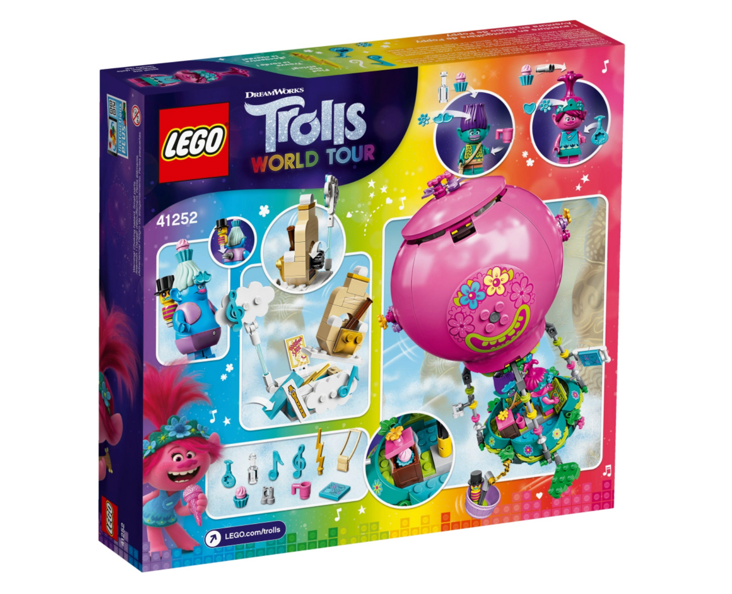 LEGO Dreamworks Troll - 41252 - L'aventure en montgolfière de Poppy