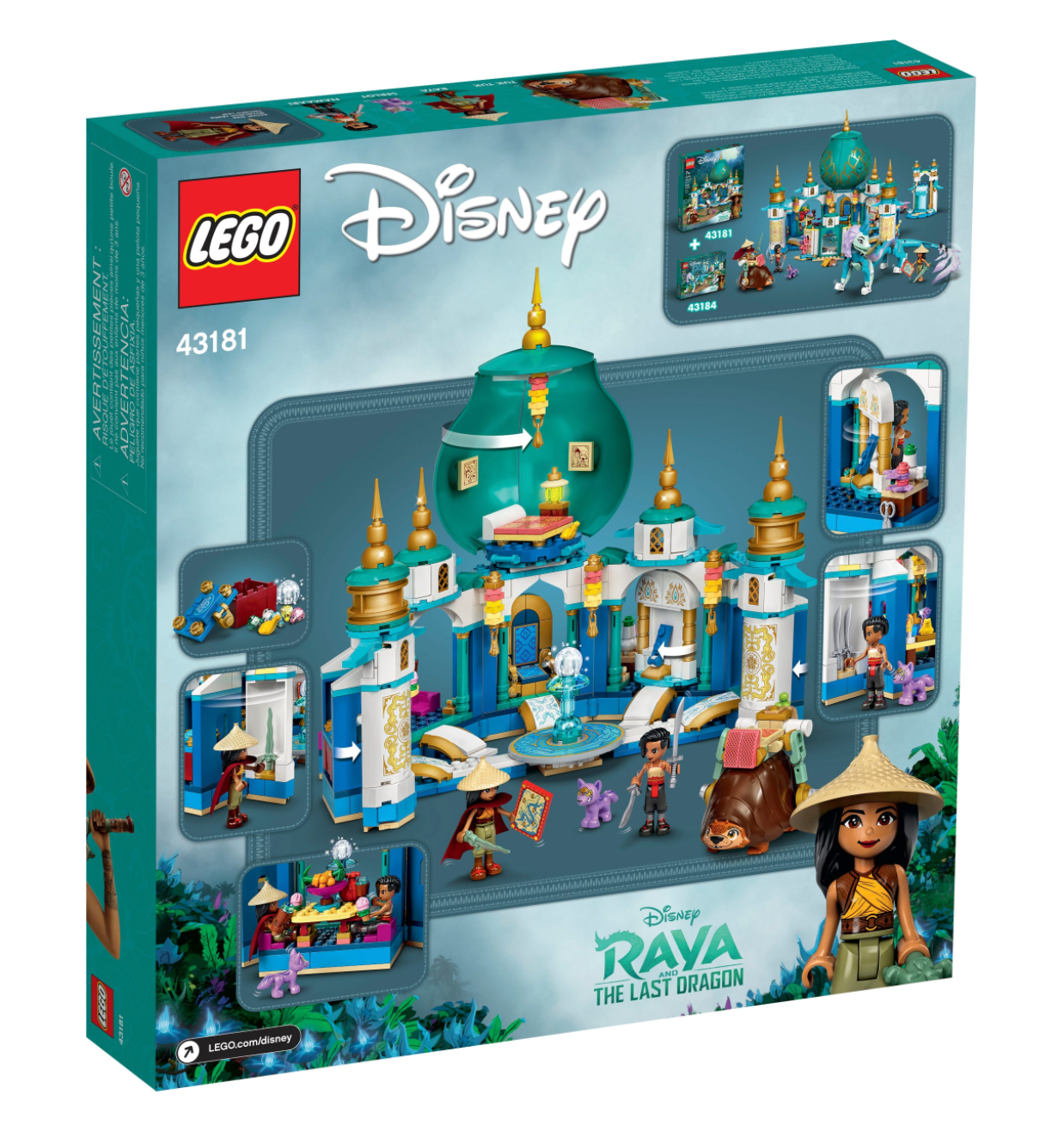 LEGO DISNEY - 43181 - Raya et le palais du cœur