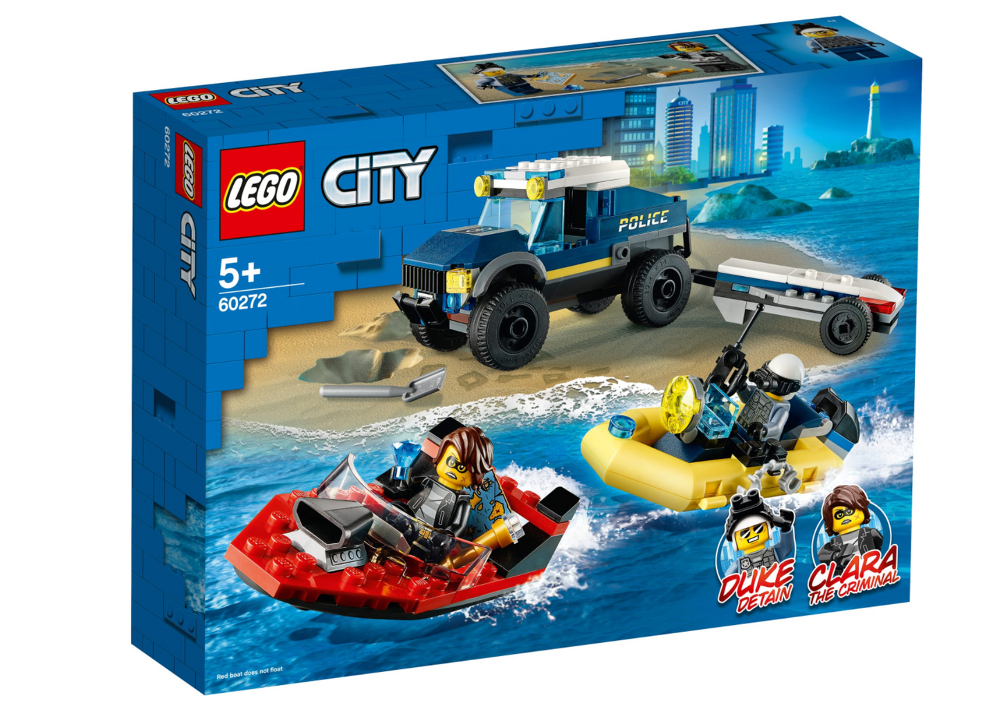 LEGO CITY - 60272 - Police Boat Transport