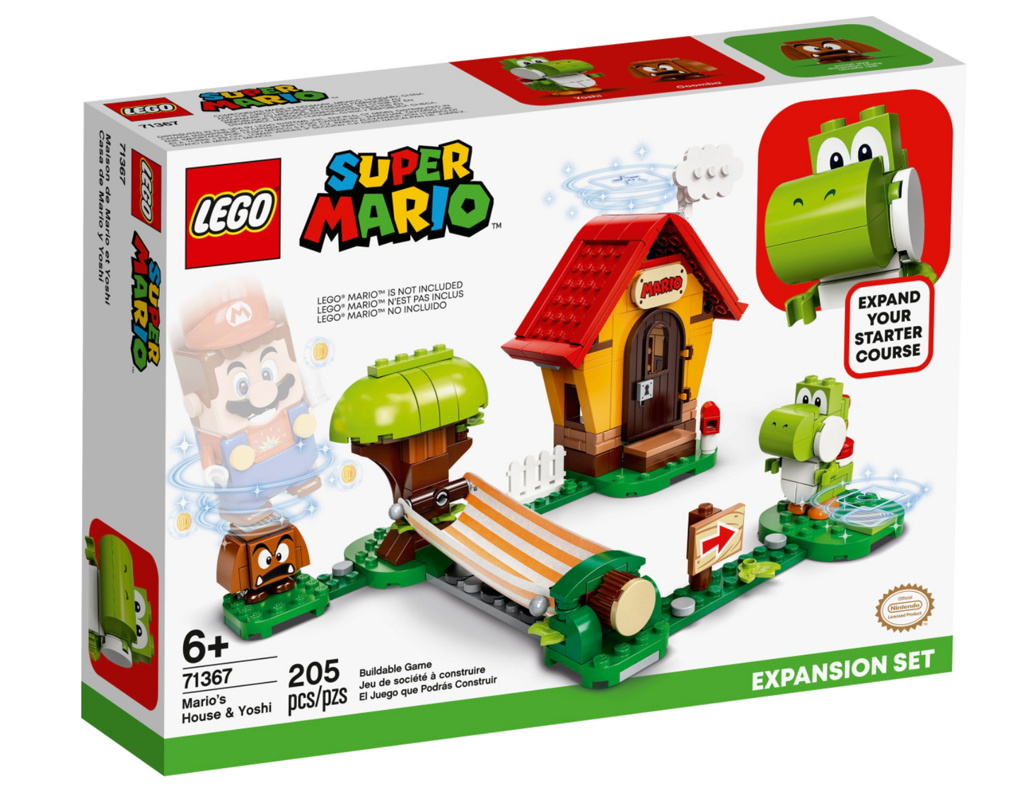 LEGO Super Mario - 71367 - Ensemble d'extension La maison de Mario et Yoshi