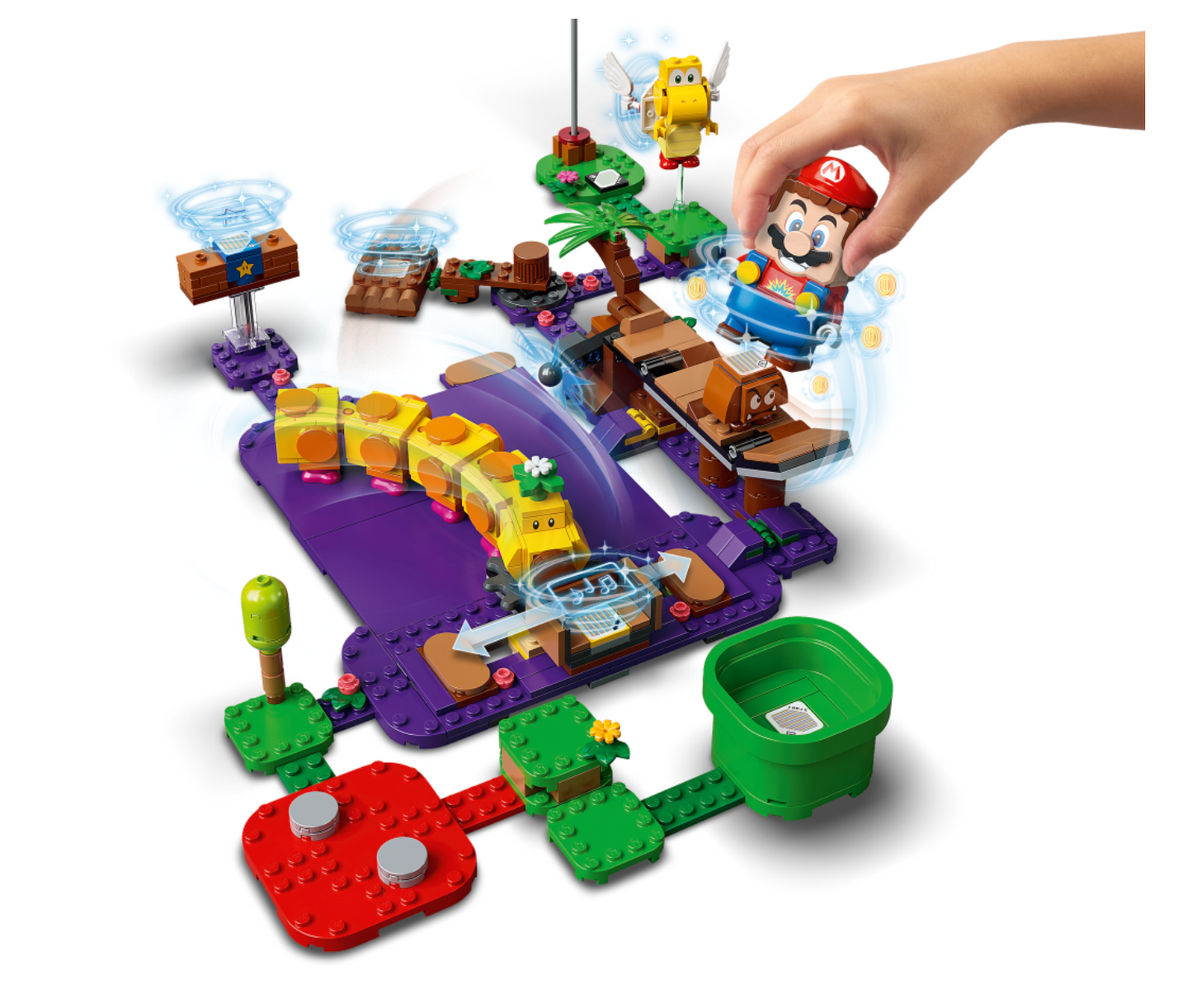 LEGO Super Mario - 71383 - Wiggler’s Poison Swamp Expansion Set