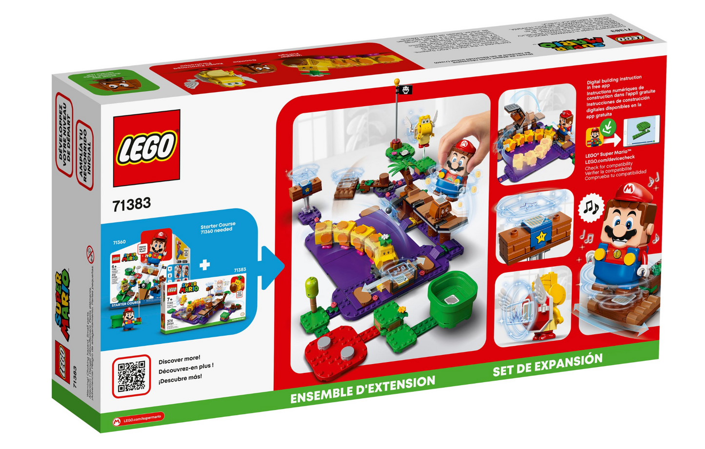 LEGO Super Mario - 71383 - Wiggler’s Poison Swamp Expansion Set