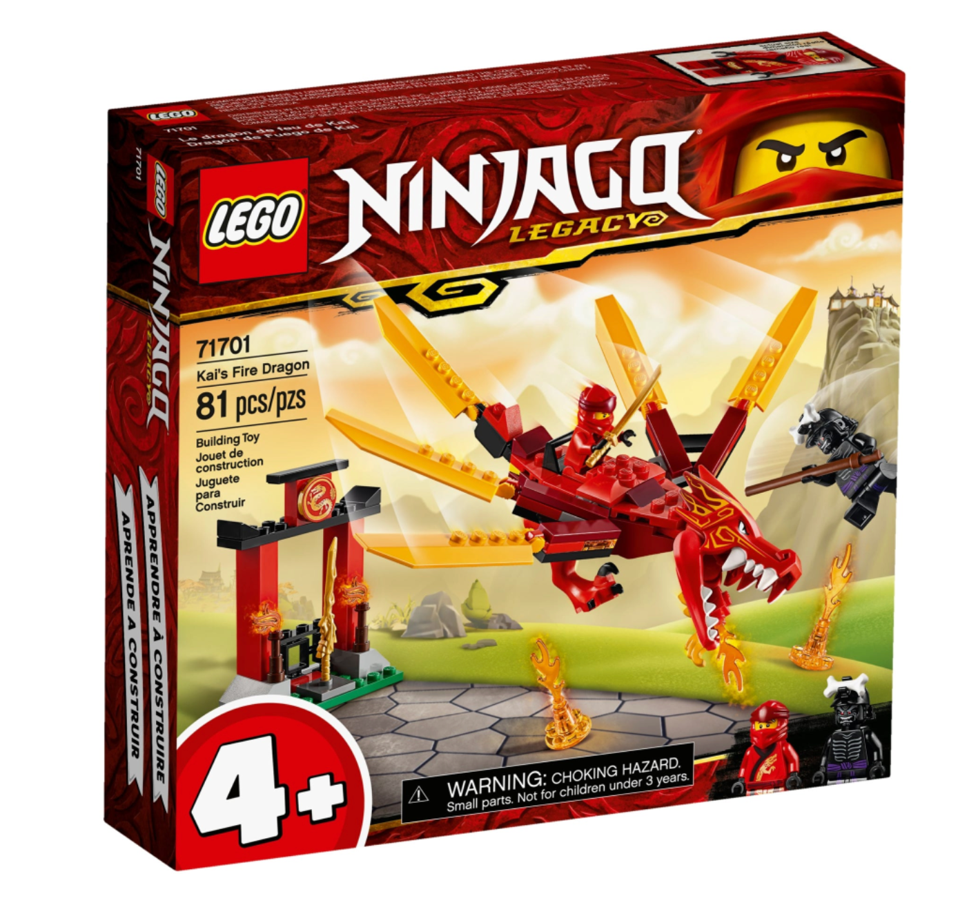 LEGO NINJAGO- 71701 - Kai's Fire Dragon