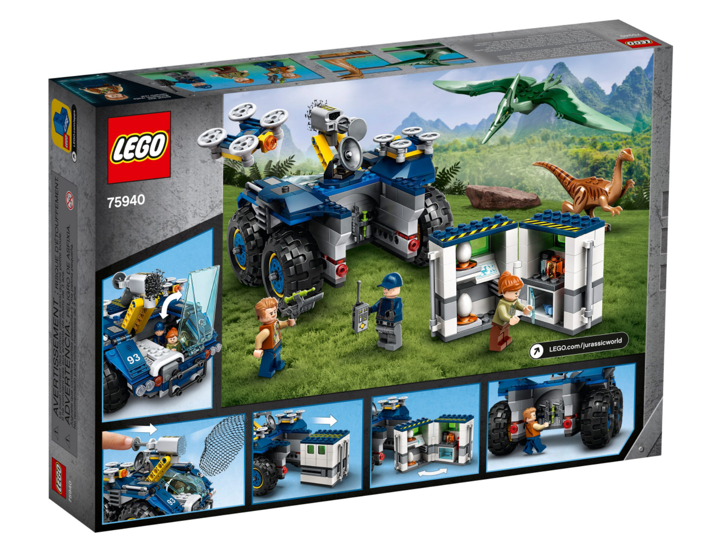 LEGO JURASSIC WORLD - 75940 - Gallimimus and Pteranodon Breakout