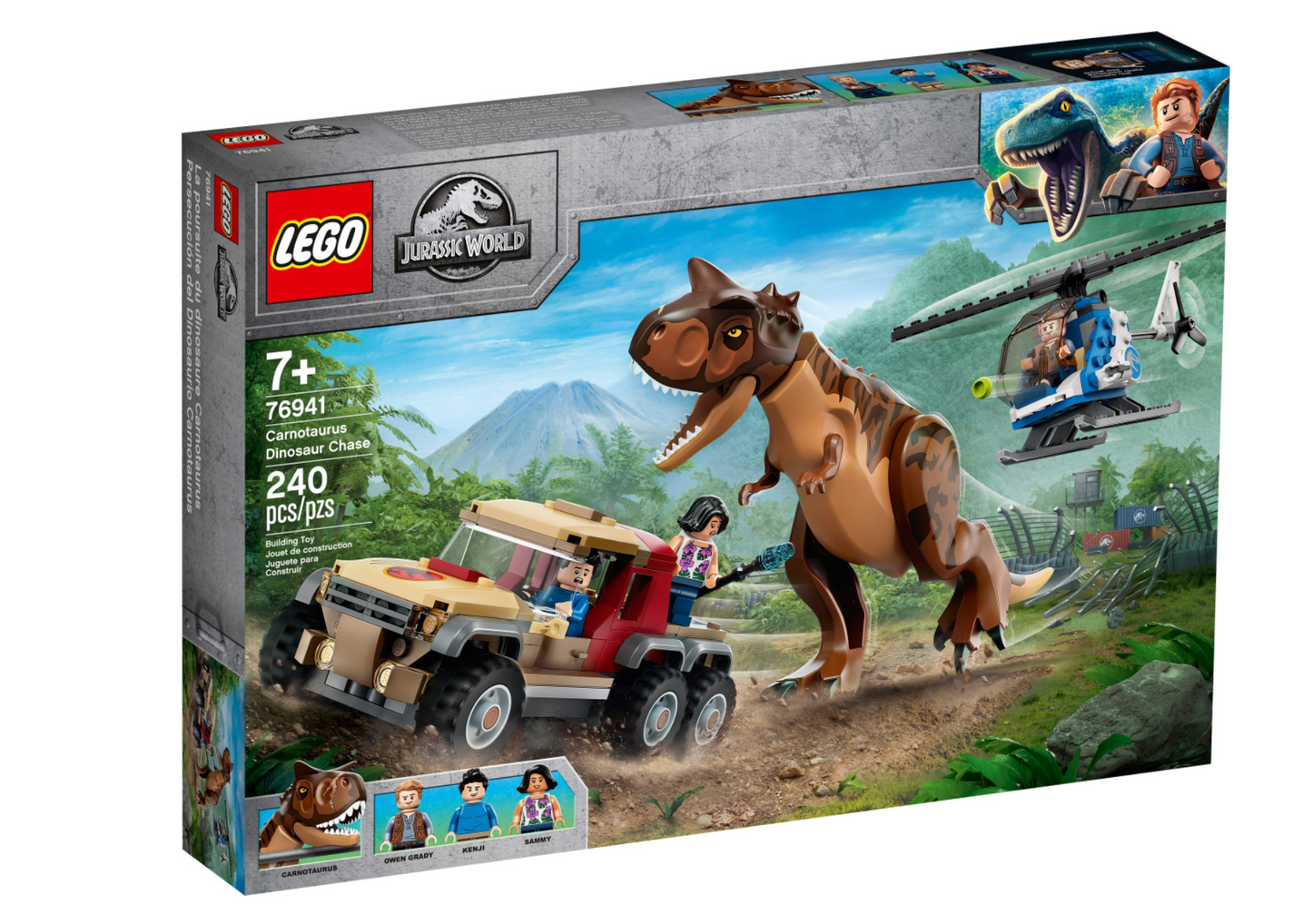 LEGO JURASSIC WORLD - 76941 - Carnotaurus Dinosaur Chase