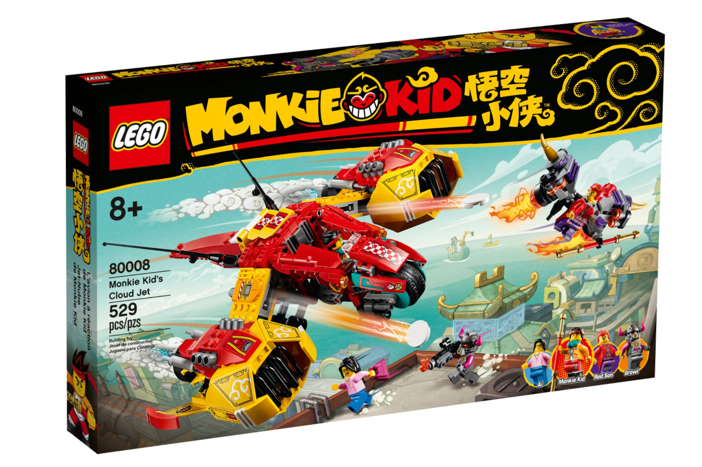 LEGO MONKIE KID - 80008 - Le jet nuage de Monkie Kid