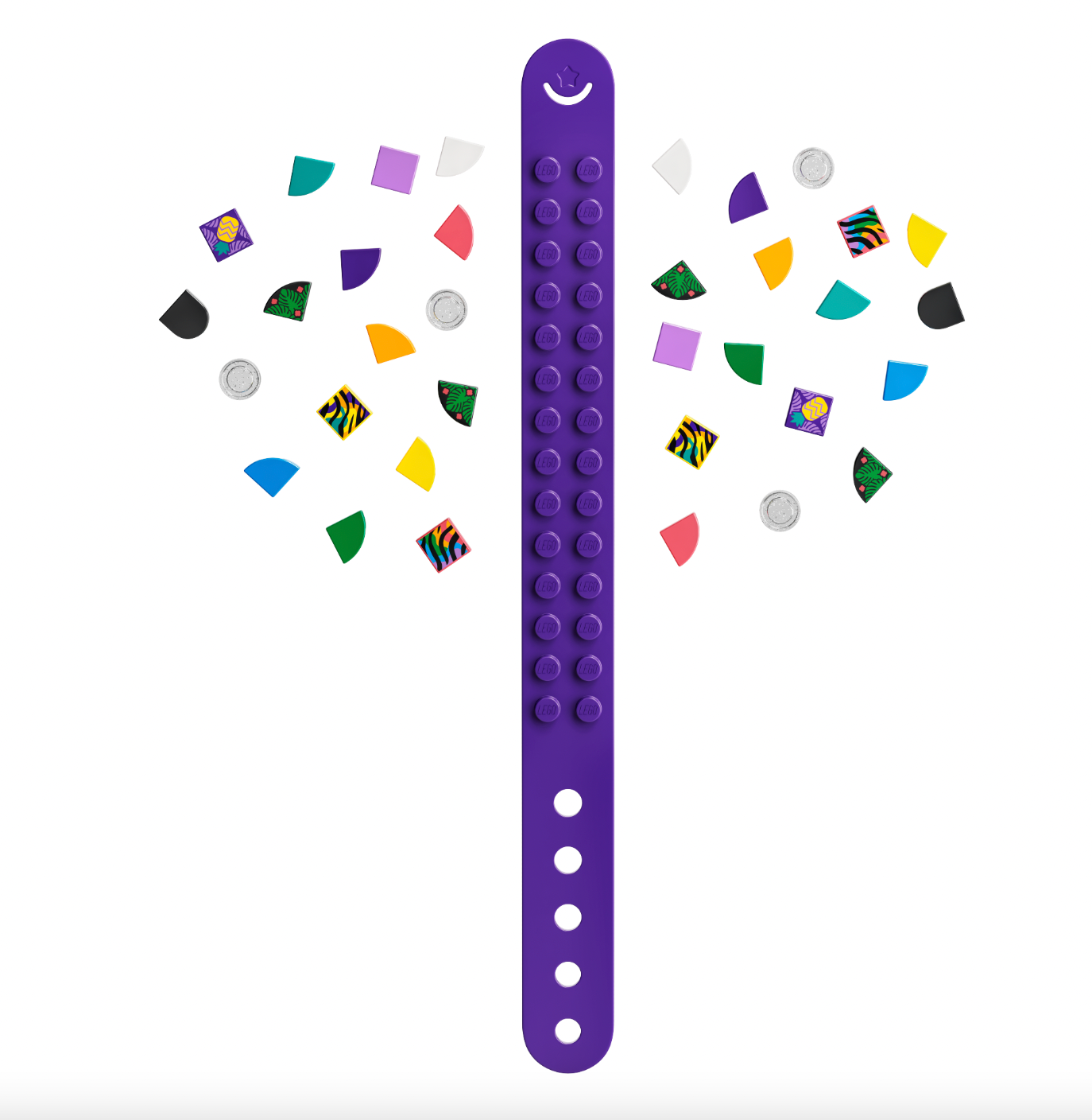 LEGO DOTS - 41945 - Neon Tiger Bracelet & Bag Tag