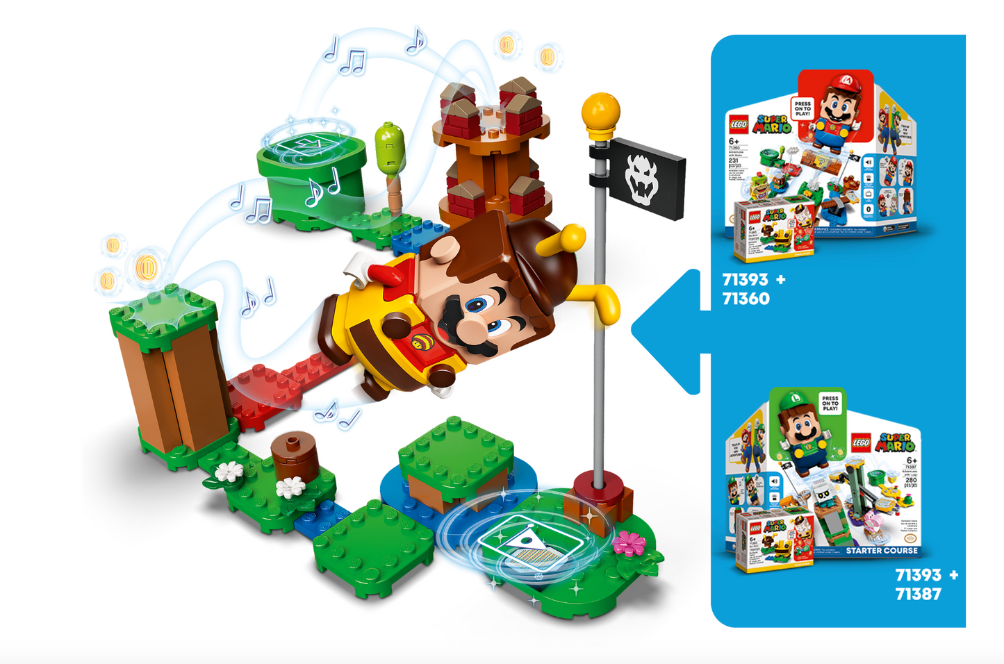 LEGO Super Mario - 71393 - Bee Mario Power-Up Pack