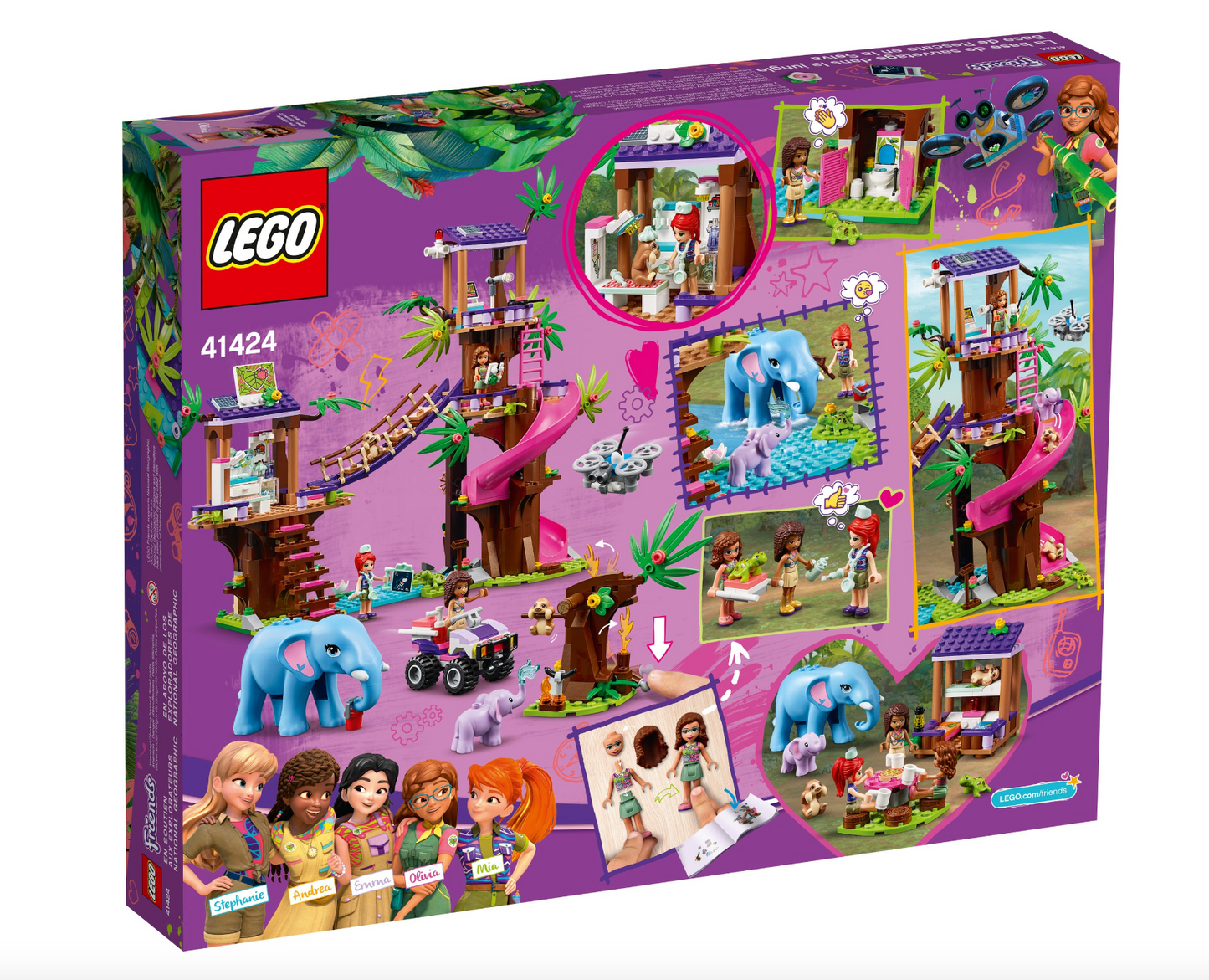 LEGO Friends - 41424 - Jungle Rescue Base